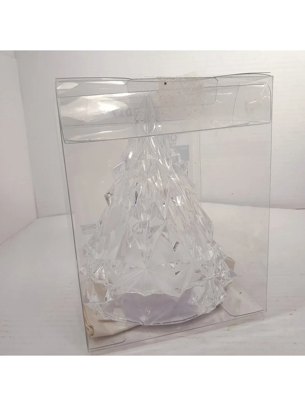 Ikea Vinter 2017 Acrylic Lighted Christmas Tree Figure clear Vinterfest lights